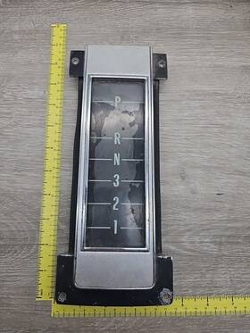 3919905 Gm 68-72 Chevelle Center Console Automatic Shifter Indicator Plate