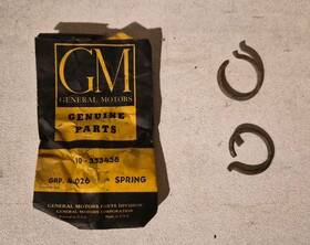 553458 Gm 1932 - 1938 Pontiac Olds Shift Lever Tension Spring Set Of 2 Nos Part # 55345