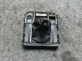 77294-tea-t1-20 Honda Civic Type R 17-18 Oem Manual Transmission Shifter Boot Bezel Trim 85k