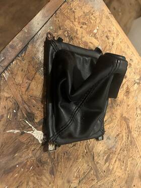 83414-sh3-951za Honda 88-91 Crx Shifter Boot Manual 5 Speed Used Oem Civic Hatch Sedan Nh1l Black Si