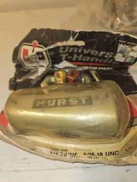 0019 Hurst 084829000052 Universal T-handle 153 1/4-28 Unf 5/16-18 Unc 1/2-20