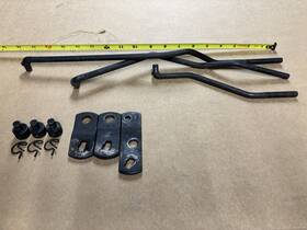 1057128-1057129 Hurst Muncie Comp Plus 4 Speed 3 Rods And Levers For 67-70 Camaro Firebird Nova