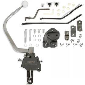 3913780-3734734 Hurst 4 Speed Shifter Kit 1955 1956 1957 Chevy Bench Seat With Early Gm T10 410