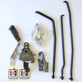 3917993-5388575-oer-link Hurst Usa 1970 1971 1972 E Body Cuda Challenger 4 Speed Pistol Grip Shifter Kit
