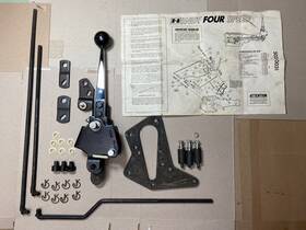 5030031 Hurst Indy 4-speed Shifter With Mounting Plate And Shift-rod Linkage