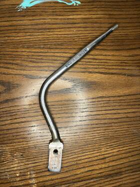 538-4177 Hurst Usa Real Original Gto Nova Bench Seat 4177 4 Speed Chrome Stick Used