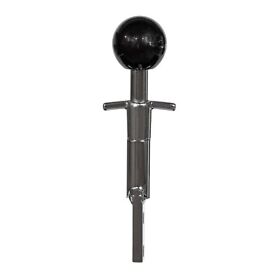 69110001 Hurst Shifter Stick With Black Knob Chrome Corvette