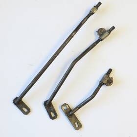 74-fbird-rl Hurst Original 4 Speed 1974 Firebird T/a Sd T10 Shifter Rods And Lever Set
