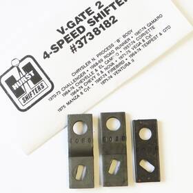 98006-98028-8029 Hurst V Gate 2 Mr Gasket Vertical 4 Speed Shifter Lever Set Mopar A B A833