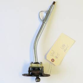 Hurst Vw-shifter-#15 Usa Pat Volkswagen Vw Bug Shifter Curved Chrome Stick Used #15