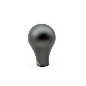 Hyb-nob-01-14 Hybrid Racing Grey Maxim Aluminum Shift Knob For Honda Acura M10x1.5 Nob-01-14