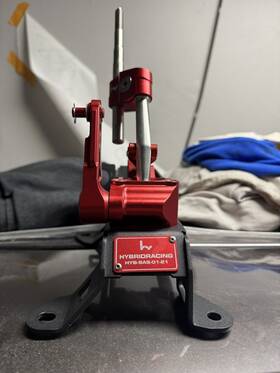 Hyb-sas-01-21 Hybrid Racing Short Shifter Assembly V3 02-06 Rsx And Type S K-swap Red