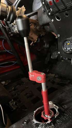 Hyb-sas-01-32 Hybrid Racing Short Shifter Assembly Dust Red For Acura Honda B-series D-series