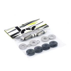 Hyb-sbb-01-05 Hybrid Racing Shifter Base Bushings Aluminum 02-05 Civic Si 07-13 Fit