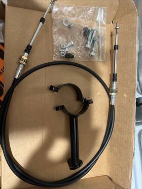 2802350010 Ididit Fits Ford C4 Trans Cable Shift Linkage 2-1/4 Inch Column