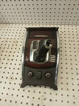 13772a74800 Infiniti 2009-15 G37 Q60 Wood Grain At Indicator Plate W Boot Input Storage