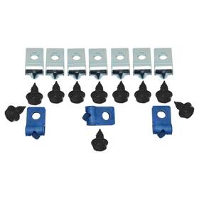 Acf305 Inline Tube 78-88 Cutlass Lemans Century A/g Body Fuel Line Clips Clamp Bracket Set