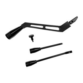 106-003bk Jake Motor Parts New Black Billet Aluminum Gm Column Shifter Turn Signal Lever Hazard Tilt Kit