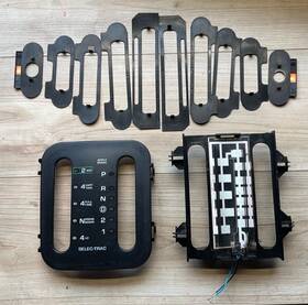 Jeep 20104533 1999-2004 Grand Cherokee Selec-trac Shifter Plate Bezel Set Complete With Base