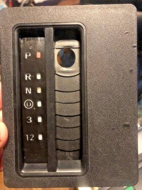 6130553 Jeep Cherokee Xj Center Console Gear Shift Shifter Trim Bezel 87-96 Free Ship