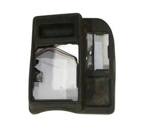 8955002391 Jeep Comanche Mj 86-92 Oem Floor Shifter Console Broken Tab Dark Grey