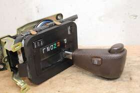 242.le1t91 Lexus 90-94 Ls400 Gear Shift Shifter Brown Leather Automatic Assembly Console