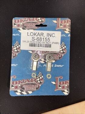 Ata-6903 Lokar Performance Products Original 1/4 Inch - 28 Rod End With Nut
