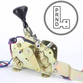 Es4r70wfxmb Lokar Gen 1 Electronic Sport Shifter For 4r70w Trans 6 Inch Black Lever And Knob