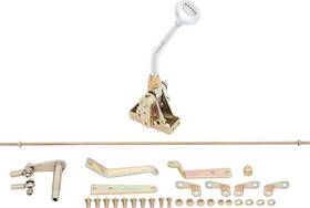 Fm64001 Lokar Performance Products Th400 Floor Mount Shifter With 8 Inch Chrome Handle And Brushed Aluminum Mushroom