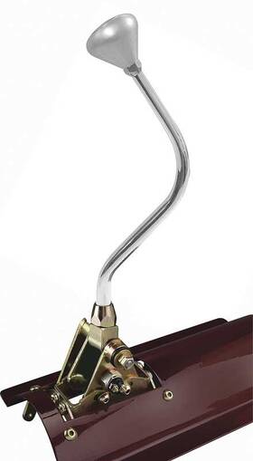 Fms6727gm Lokar Performance Products Mopar 727 Trans 16 Inch Floor Mount Shifter With Brushed Finish Mushroom Shift