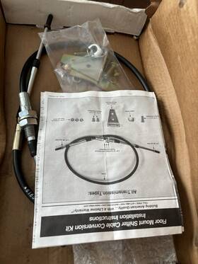 S-7119 Lokar Shifter Cable Conversion Kit C4 Mount Floor To Inc