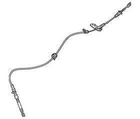 C291-46-500a Mazda Genuine Shift Control Cable
