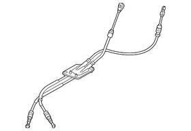 D651-46-500j Mazda Genuine Shift Control Cable