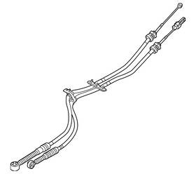 Ke40-46-500b Mazda Genuine Control Cable