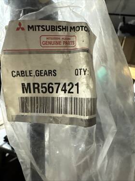 Mr567421 Mitsubishi Oem 2004-2011 Genuine Endeavor Transmission Shift Cable