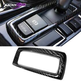 Isc-bf1011-cf Modilover001 For 11-16 Bmw F10 F11 5-series Front Gear Shift Shifter Cover Trim Carbon Fiber