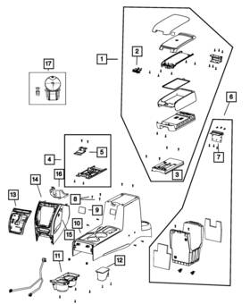 04664360ab Mopar Genuine Shift Cable Bracket 4664360ab
