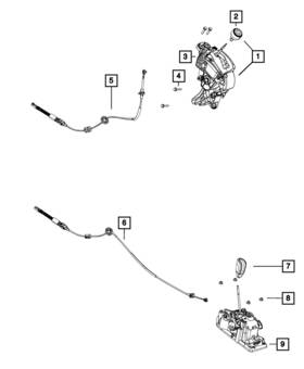 68080123af Mopar Genuine Gearshift Control Cable