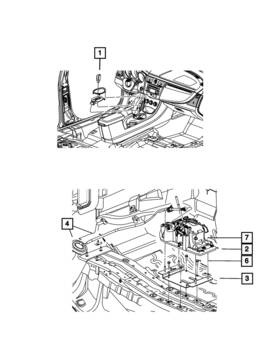 68105824ab Mopar Genuine Gearshift Control - Cable