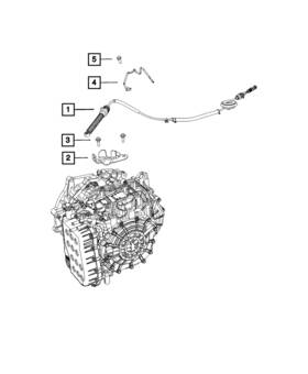 68184469ag Mopar Genuine Gear Selector Cable
