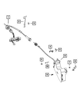 68350303ae Mopar Genuine Gearshift Control Cable