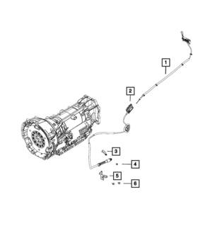 68584431aa Mopar Genuine Automatic Transmission Cable