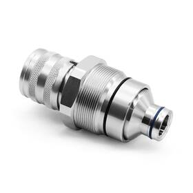 At406475 Nakkaa 7246802 Hydraulic Female Flat Face Quick Connect Coupler Brass