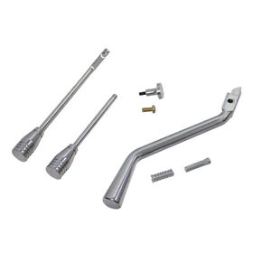 Bs-106-001 New Column Shifter Tilt Lever Turn Signal Hazard Kit Polished For Gm Chrome