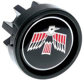 A8100341 Oer 1969 Firebird Trans Am Push Button Shift Knob Emblem With Wood Shifter