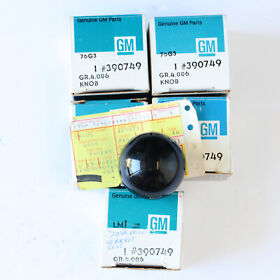 390749 Original Gm Black Plastic Shift Knob 5 Pieces For Listed Price New Nos
