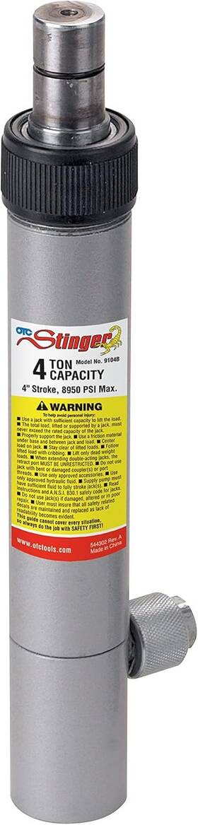 9104-b Otc Tools 9104b 4 Ton Ram With Coupler Gray