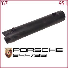 477711285 Porsche 924 944 Shift Rod Protective Tube Plastic Black Damaged 77-91
