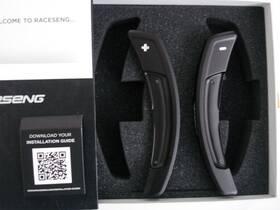 3718101b Raceseng Porsche Pdk Shifter Paddles Black New