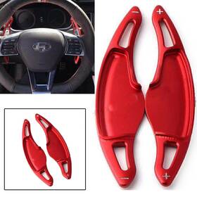 Raimukurijinusa 423224520992 Steering Wheel Shift Paddle Shifter Extension Trimfit Hyundai Sonata 9 Red